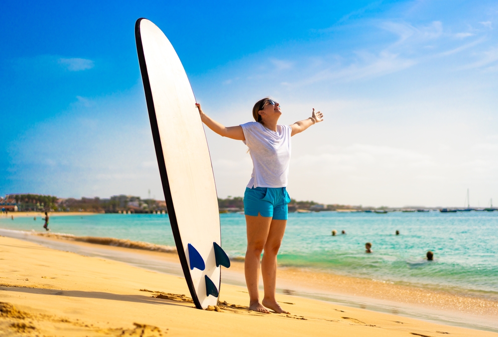 surfen auf den kapverden