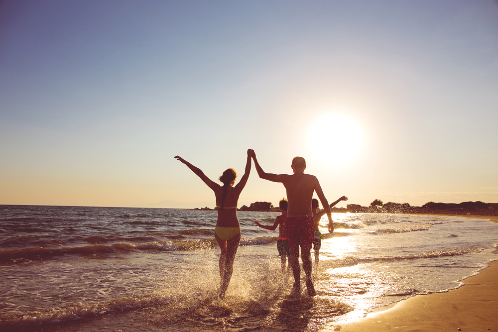 familie im türkei-urlaub