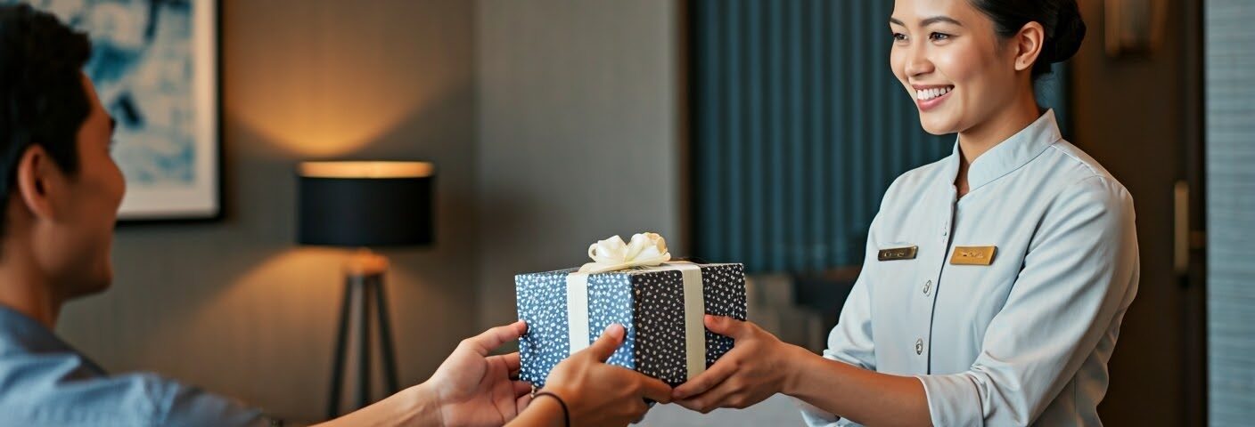 Hotelpersonal Geschenk